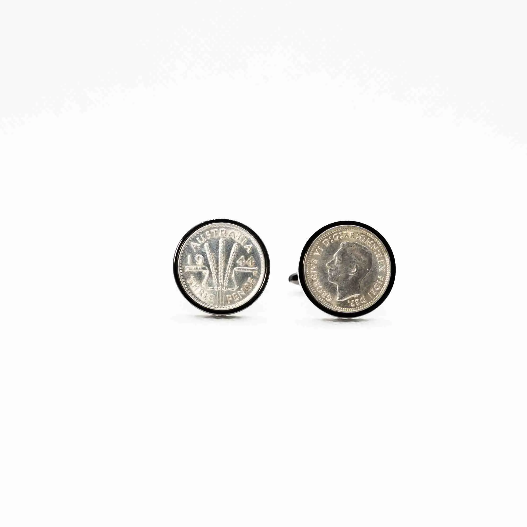 Australia 3 Pence George VI Coin Cufflinks