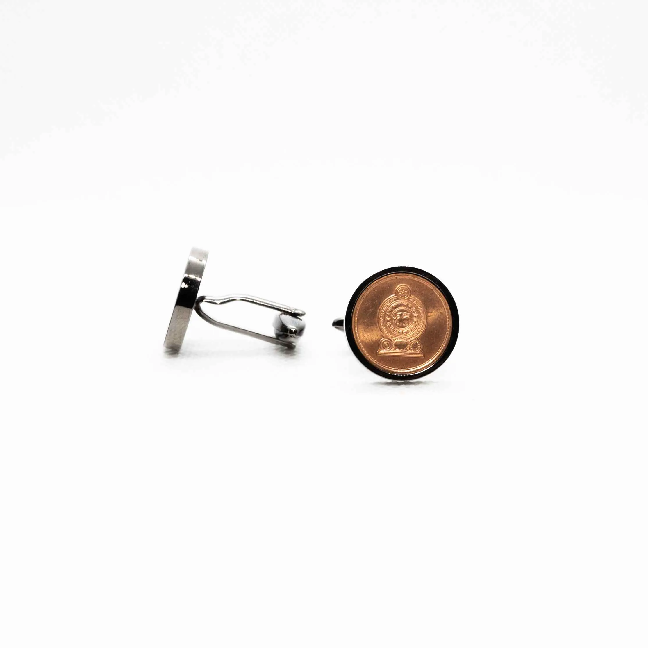 Sri Lanka 25 cents  Cufflinks