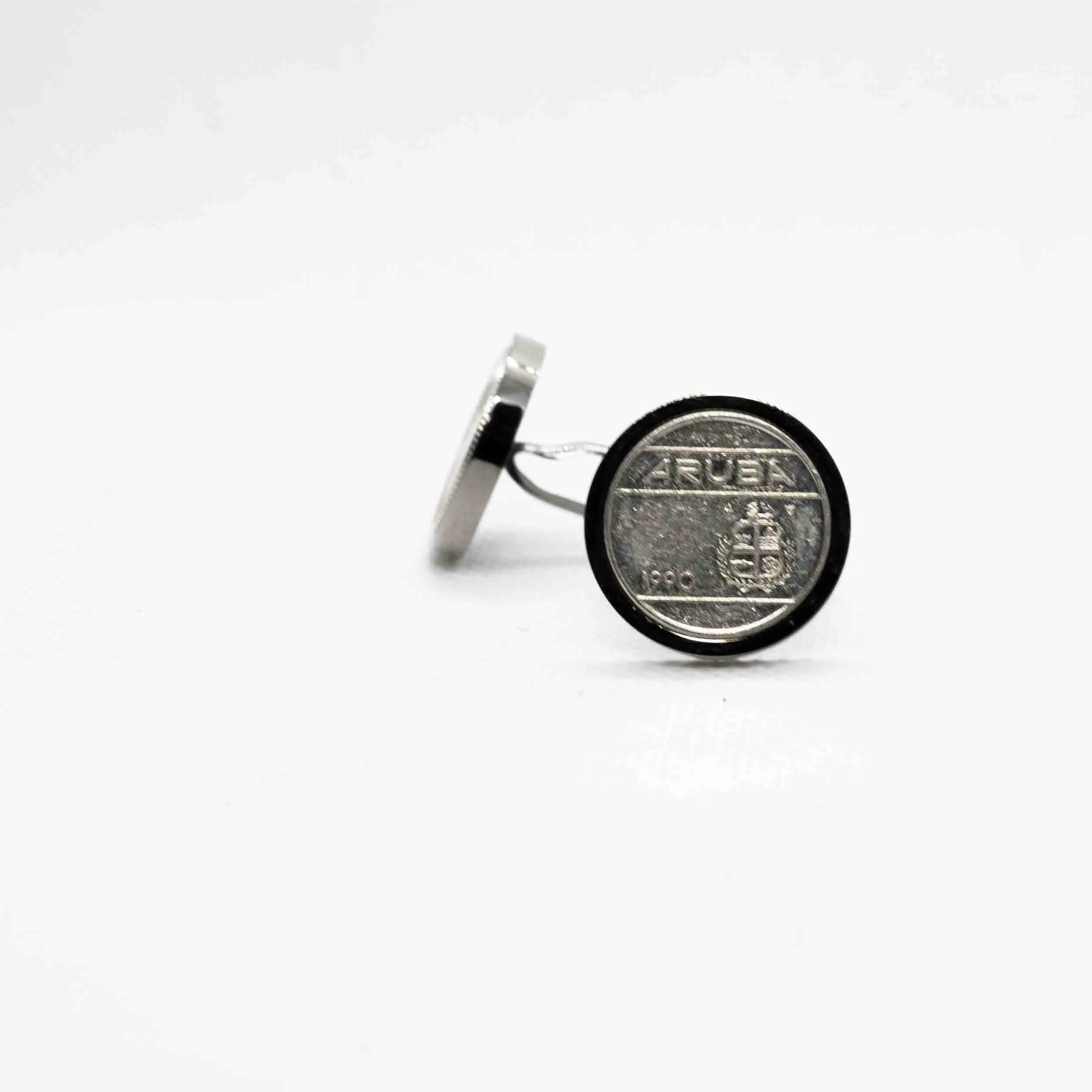 Aruba 10 Cents  Coin Cufflink