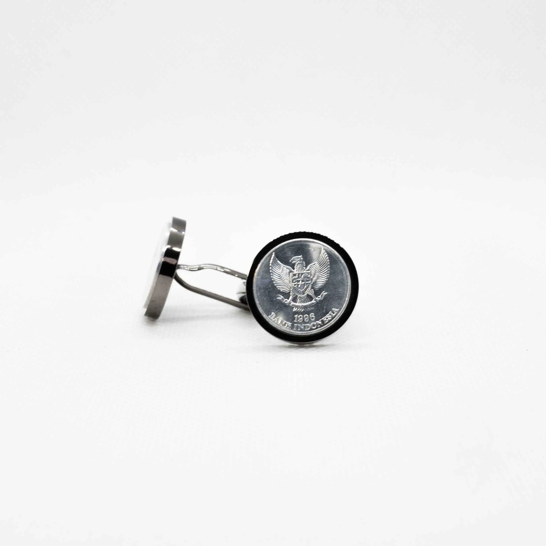 Indonesia 25 Rupiah Cent Coin Cufflinks