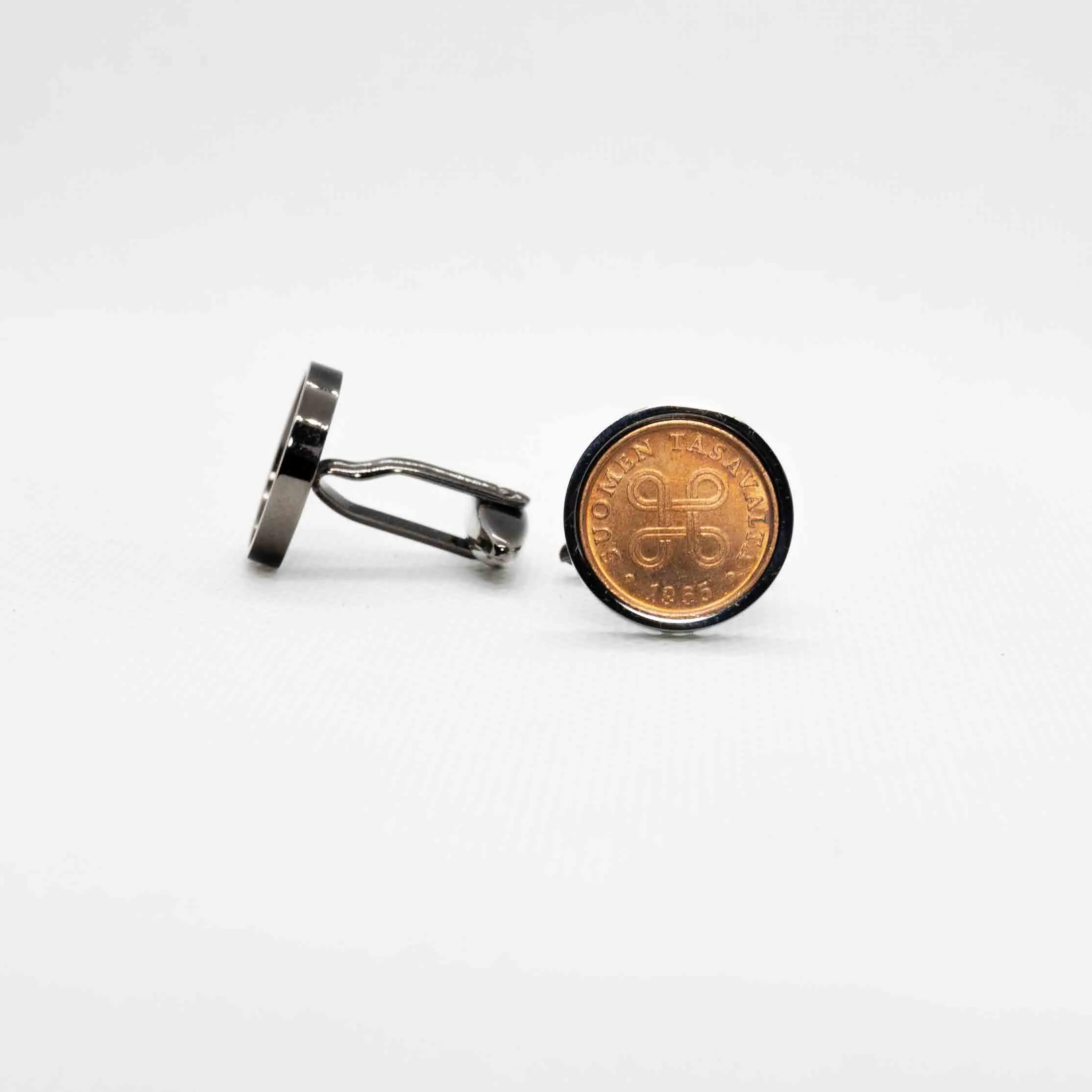 Finland 1 Penni Coin Cufflinks