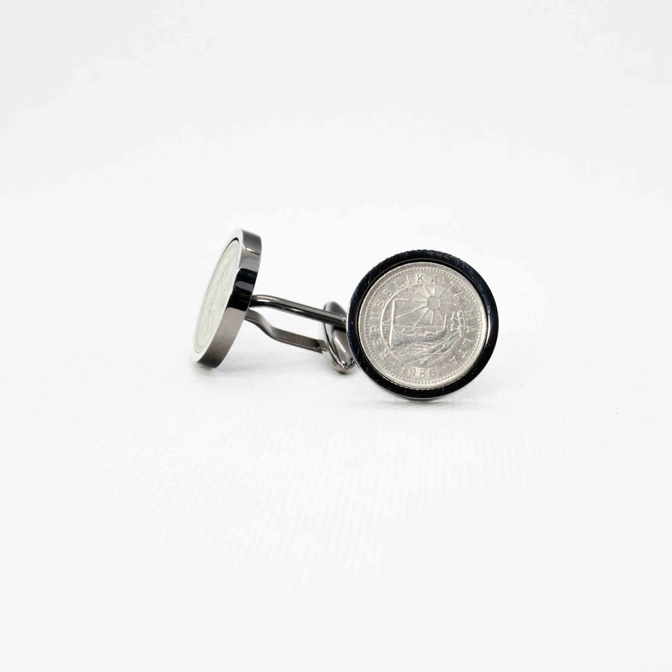 Malta 2 Cents  Coin Cufflinks
