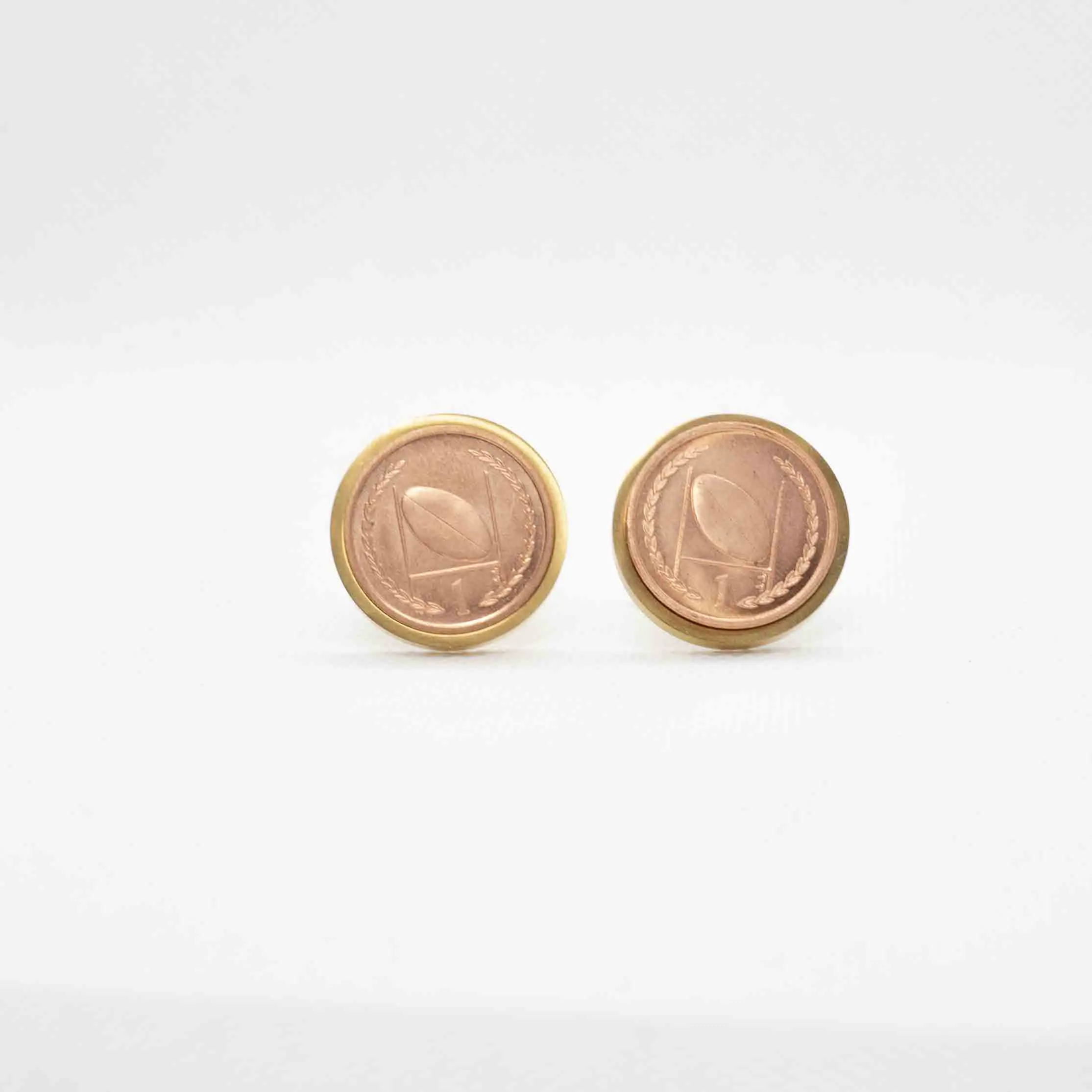 Isle of Man 1 Penny Ball Cufflinks