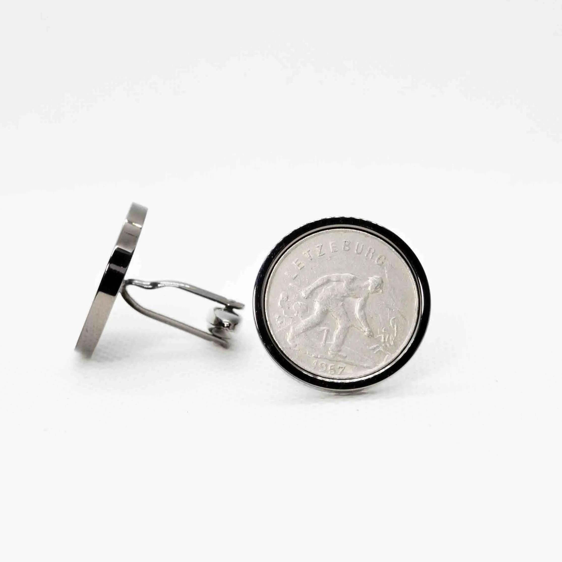 Luxembourg 1 Franc Cufflinks
