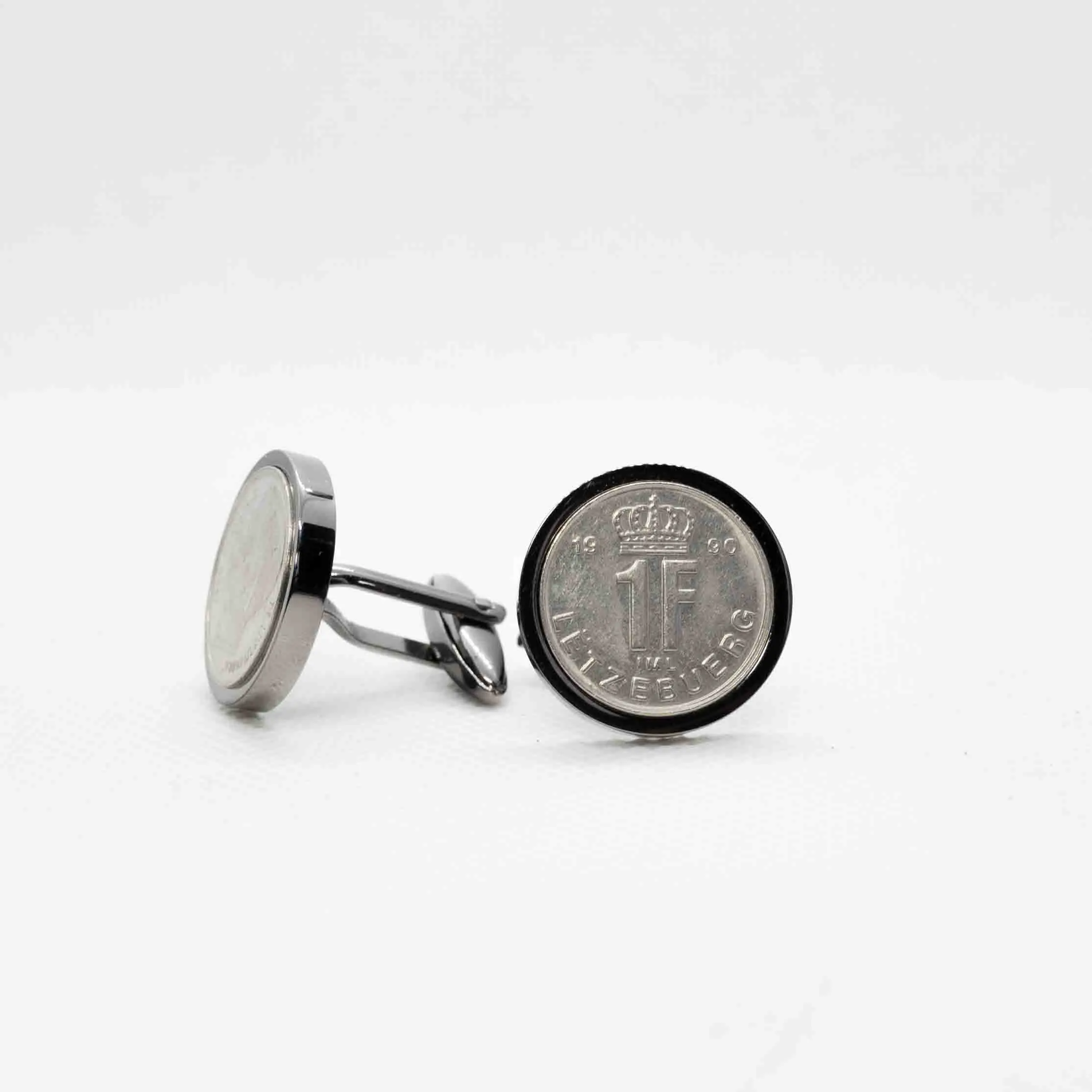 Luxembourg 1 Franc Cufflinks