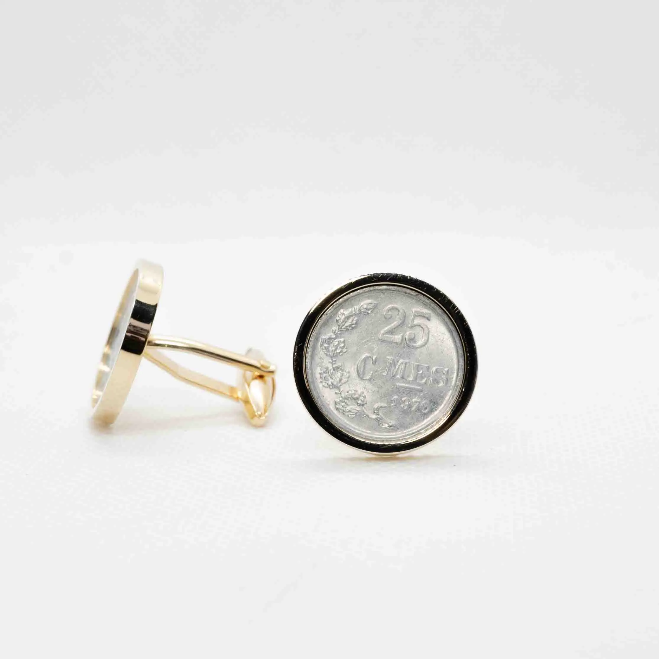 Luxembourg 25 centimes Cufflinks