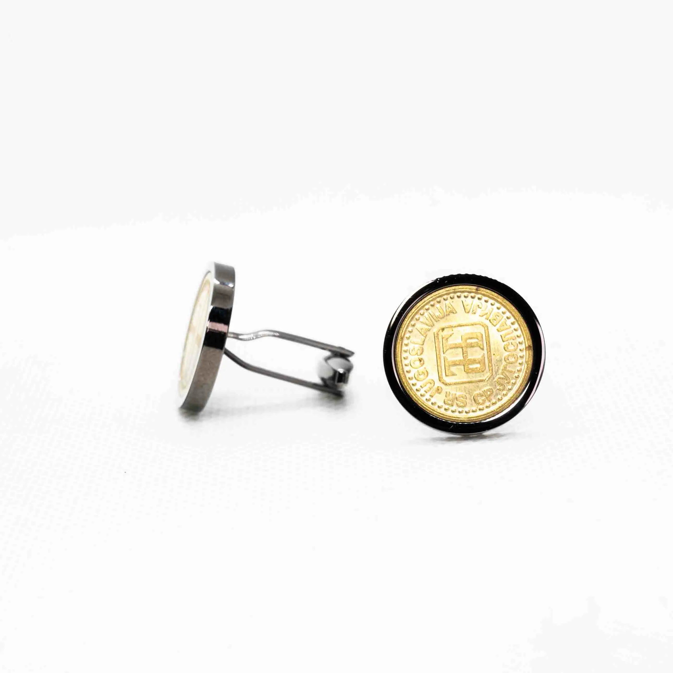Yugoslavia 1 Para Coin Cufflinks