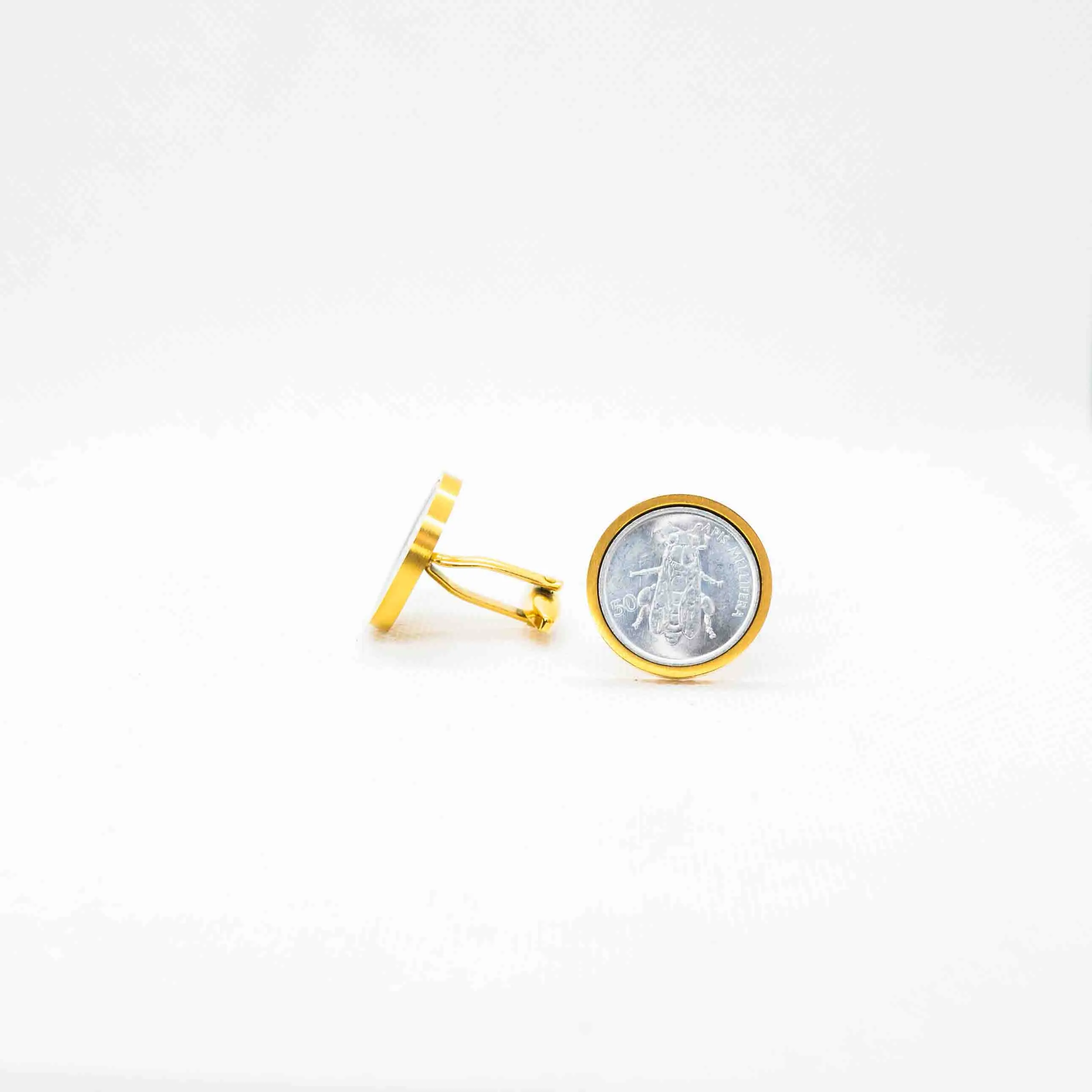 Slovenia 50 Stotinov Coin Cufflinks