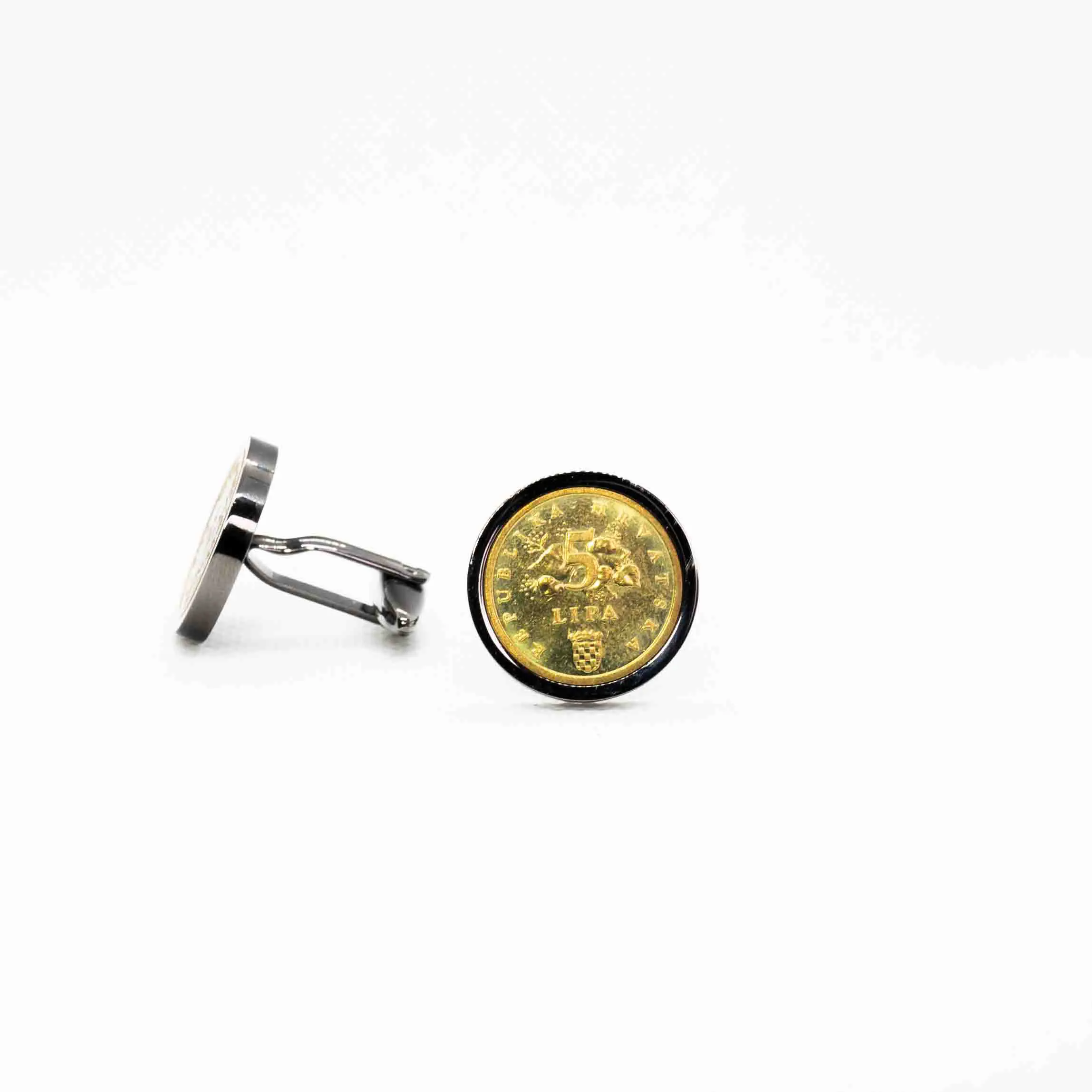 Croatia 5 Lipe  Coin Cufflinks