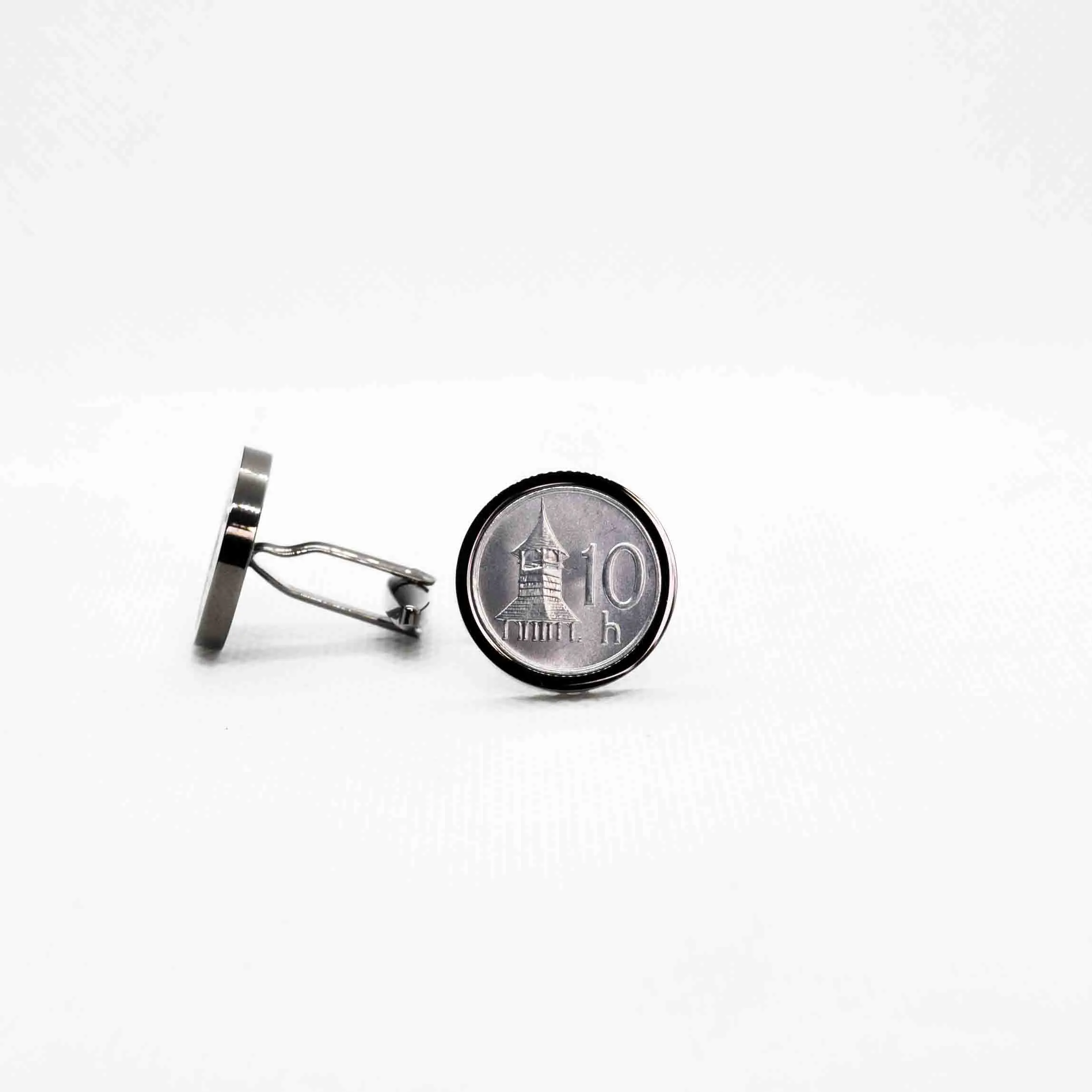 Slovakia 10 Halierov  Coin Cufflinks