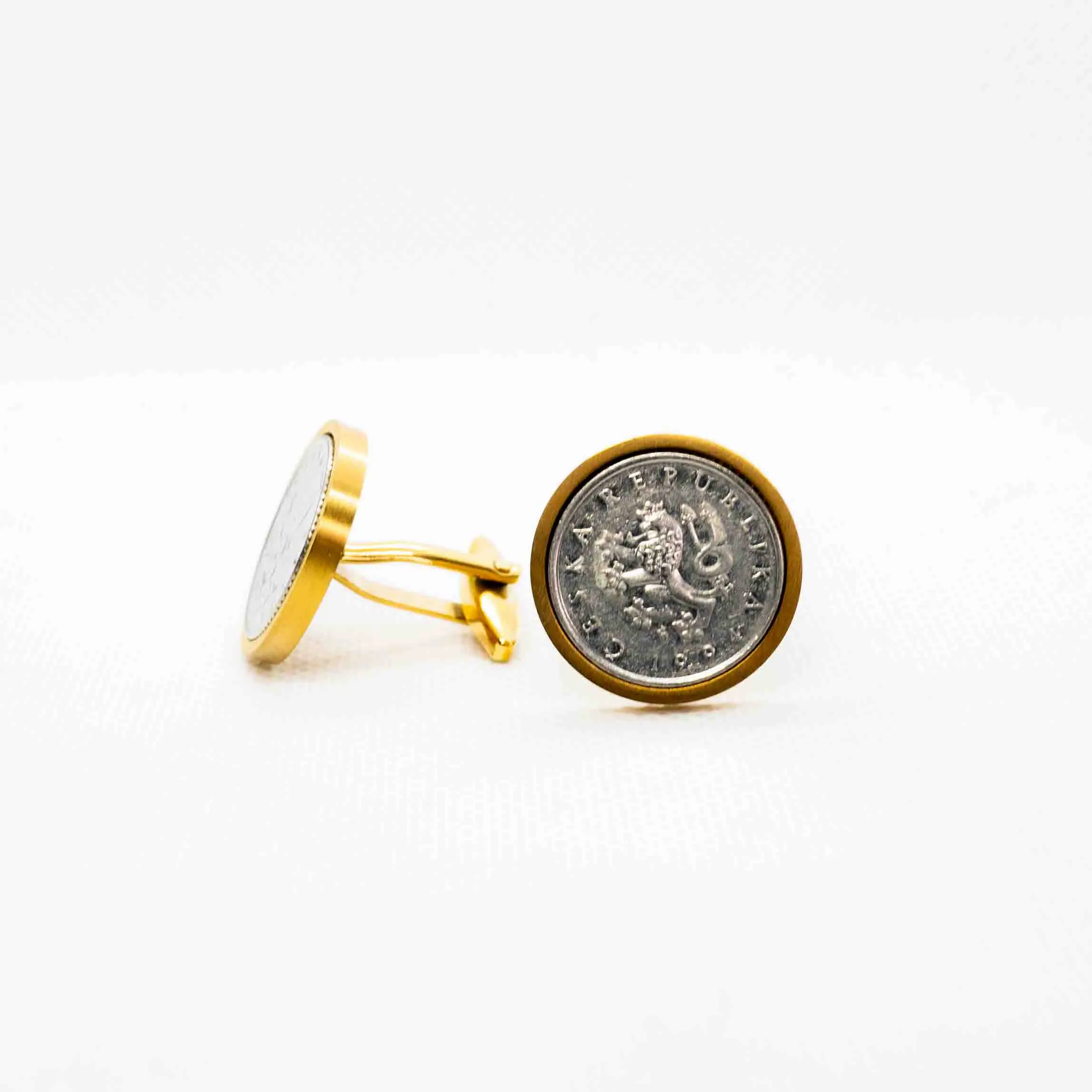 Czech Republic 1 Koruna Cufflinks