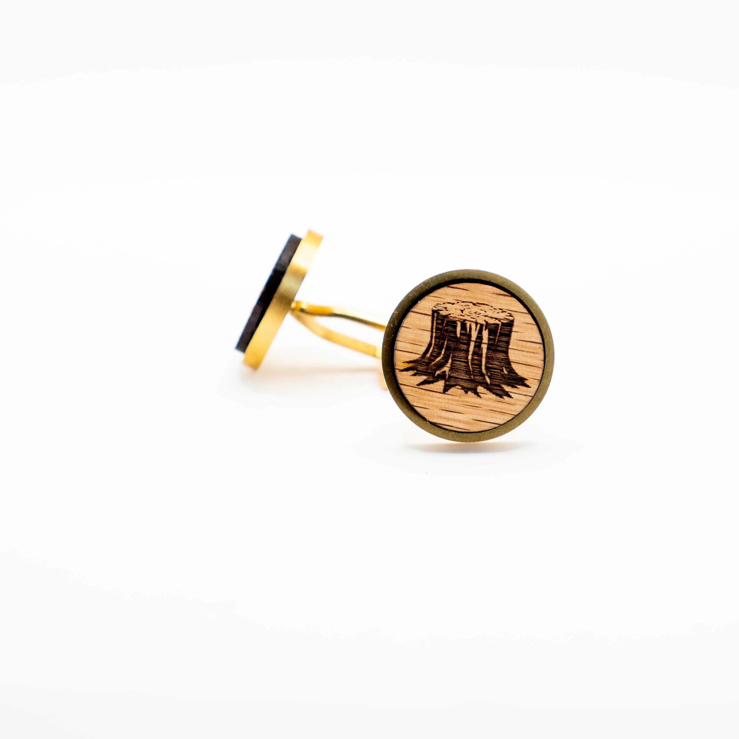 Tree Stump Cufflinks