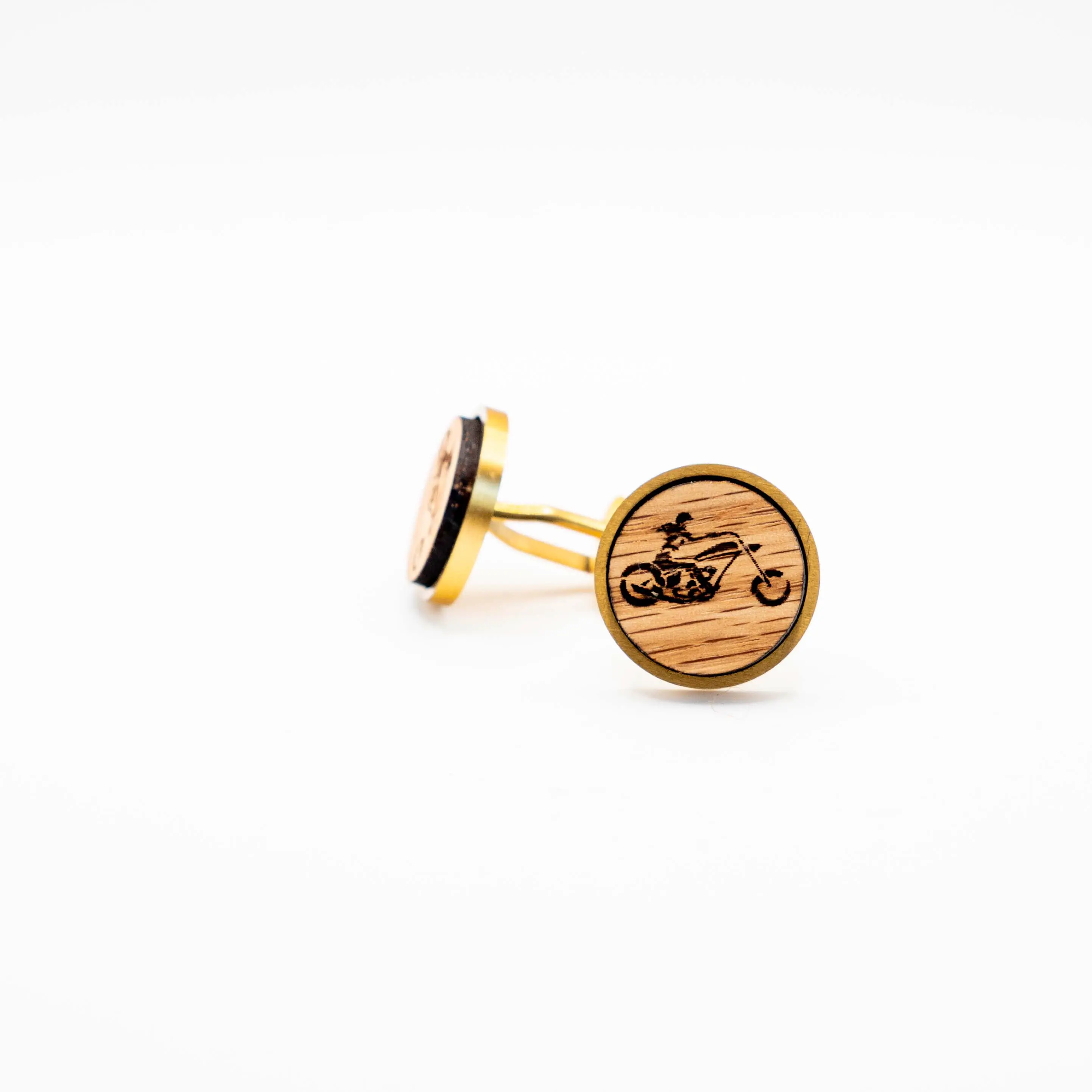 Girl on Motorcycle Cufflinks