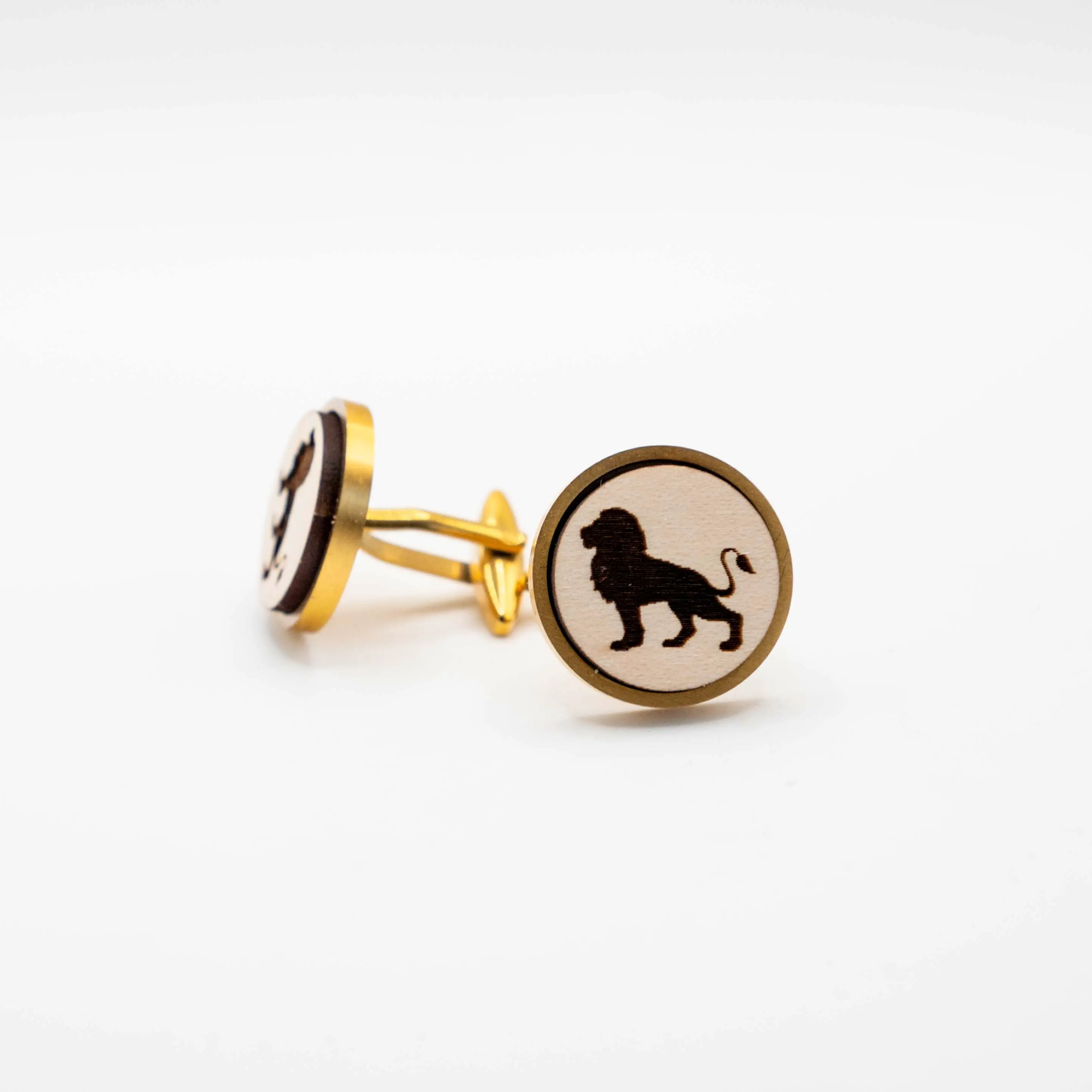 African Lion Cufflinks