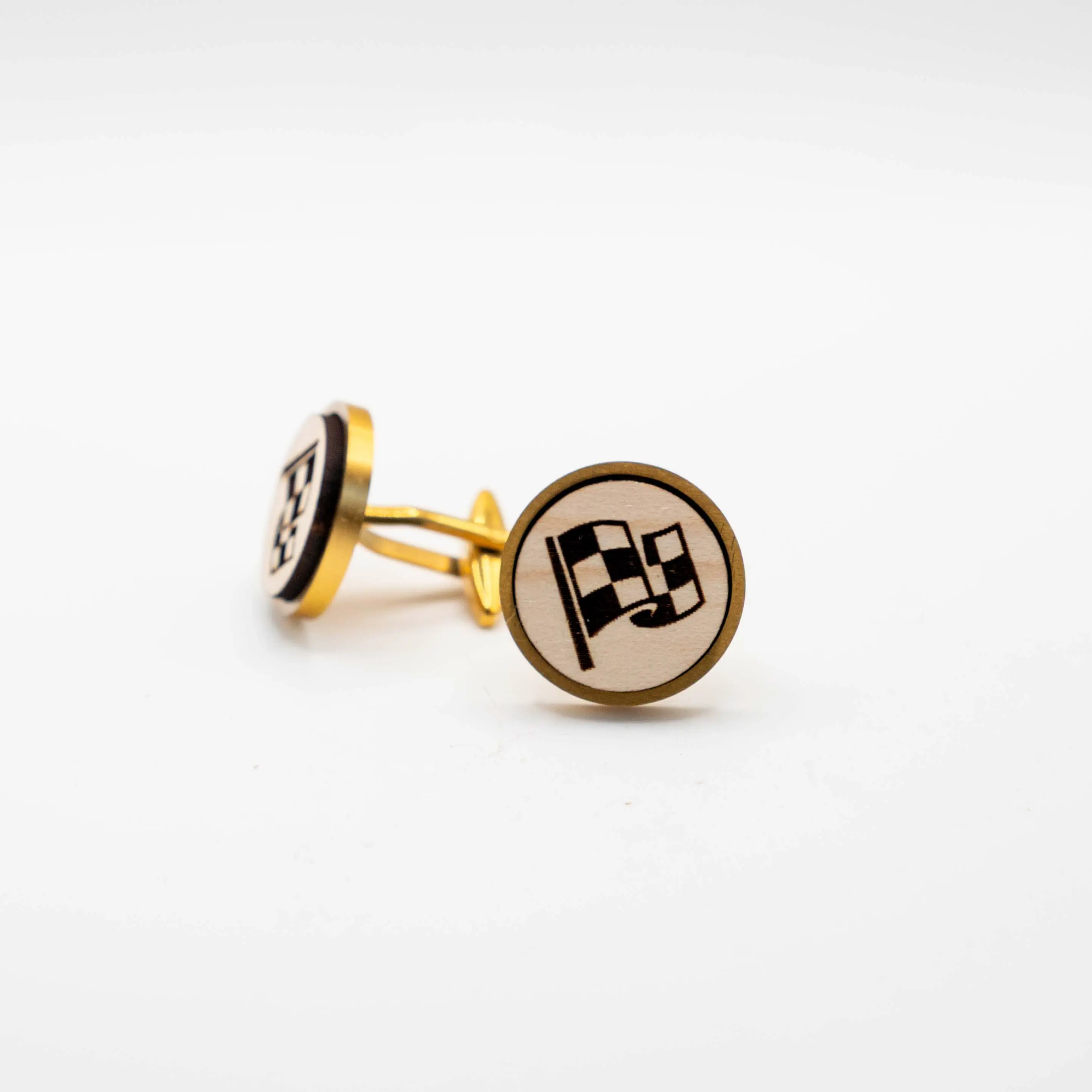 Racing Checked Flag Cufflink