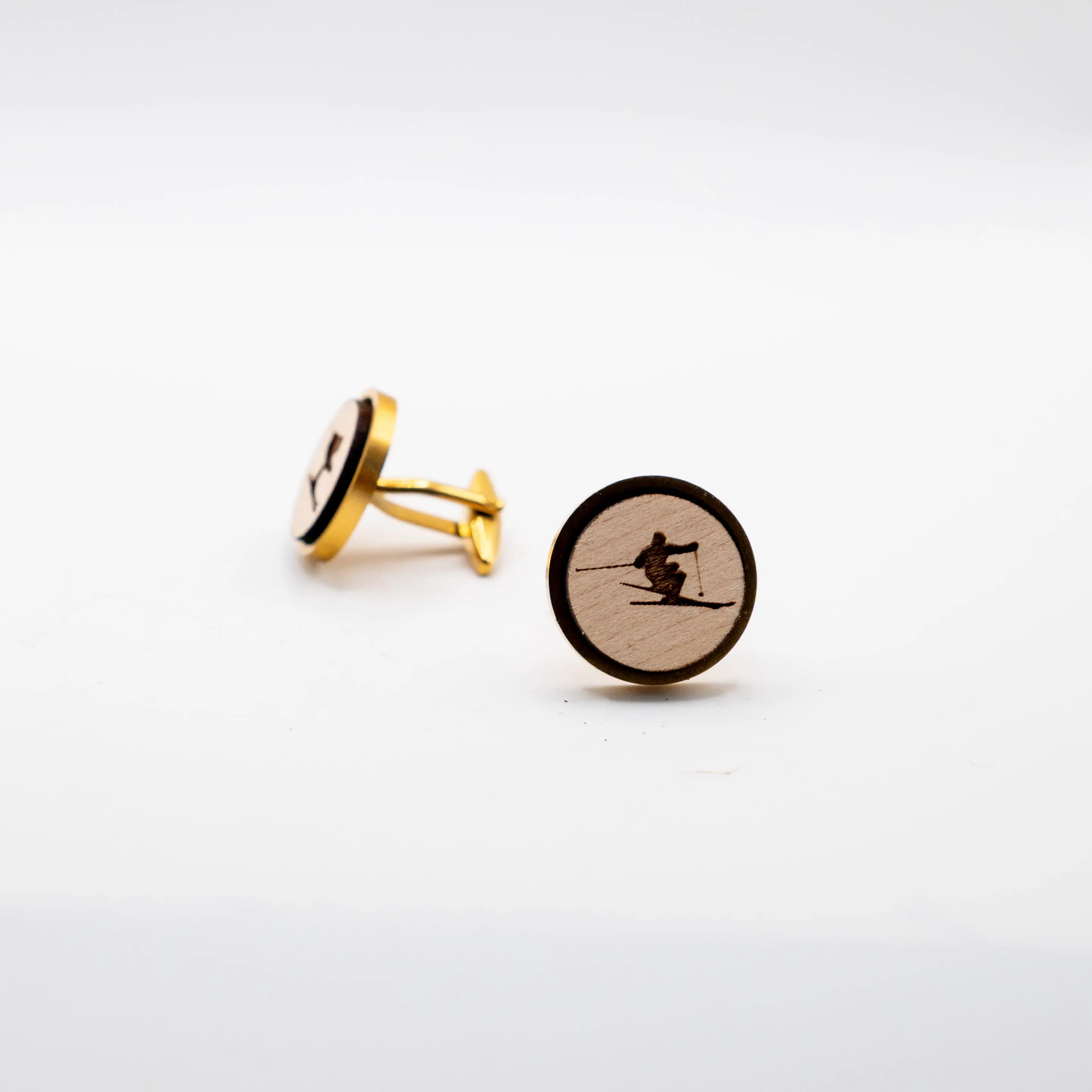 Skiing Cufflinks