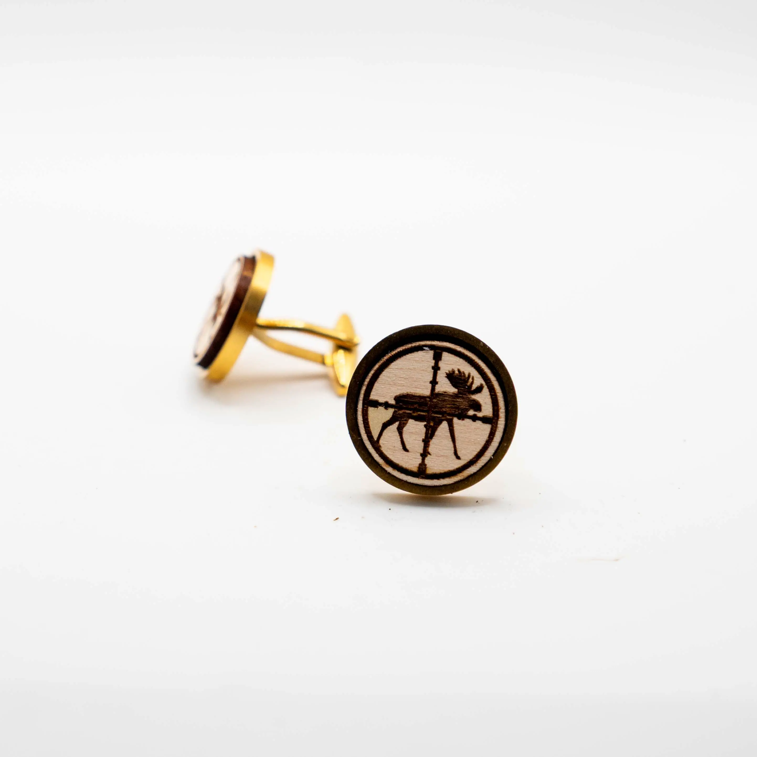 Moose in Crosshairs Cufflinks