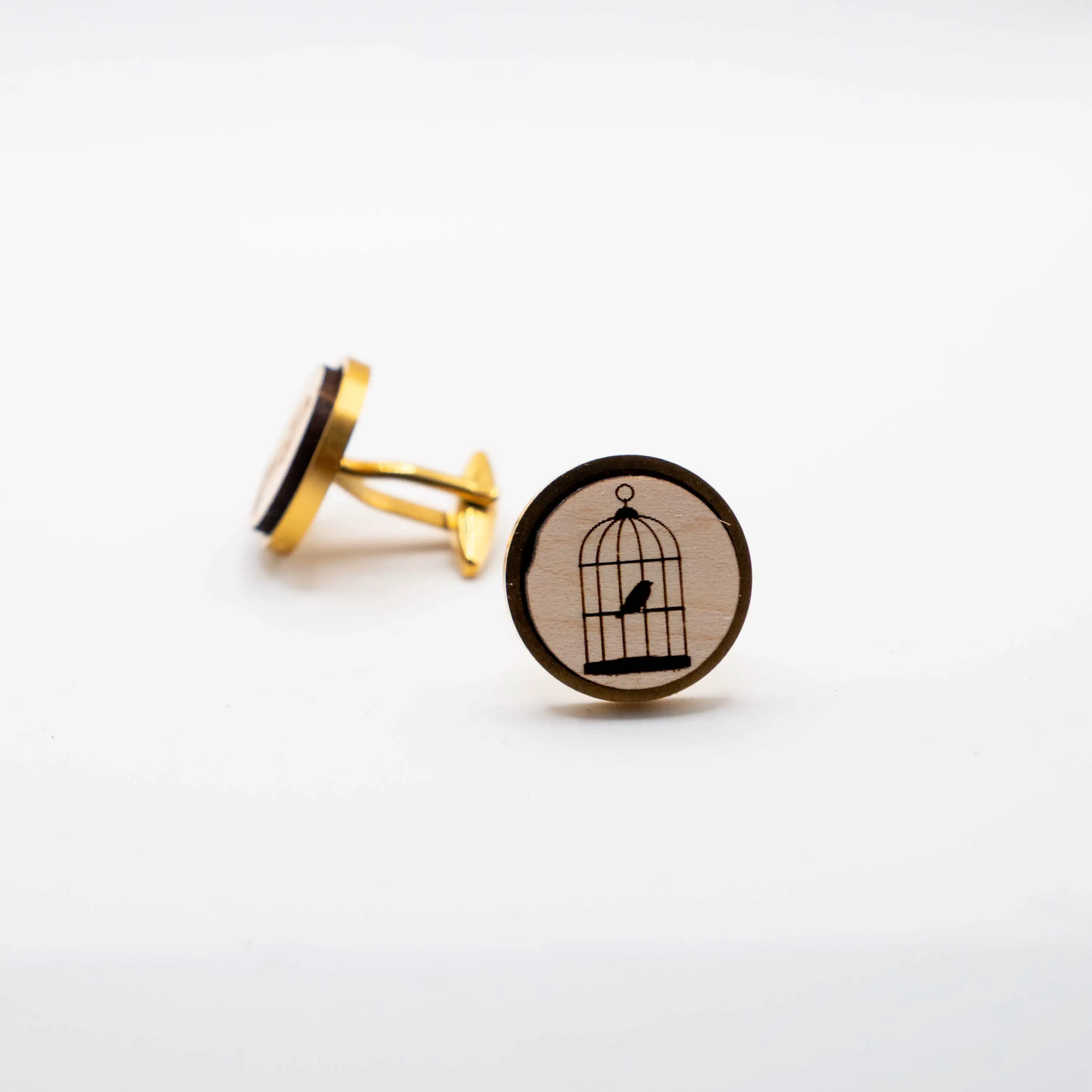Bird in a Cage Cufflinks