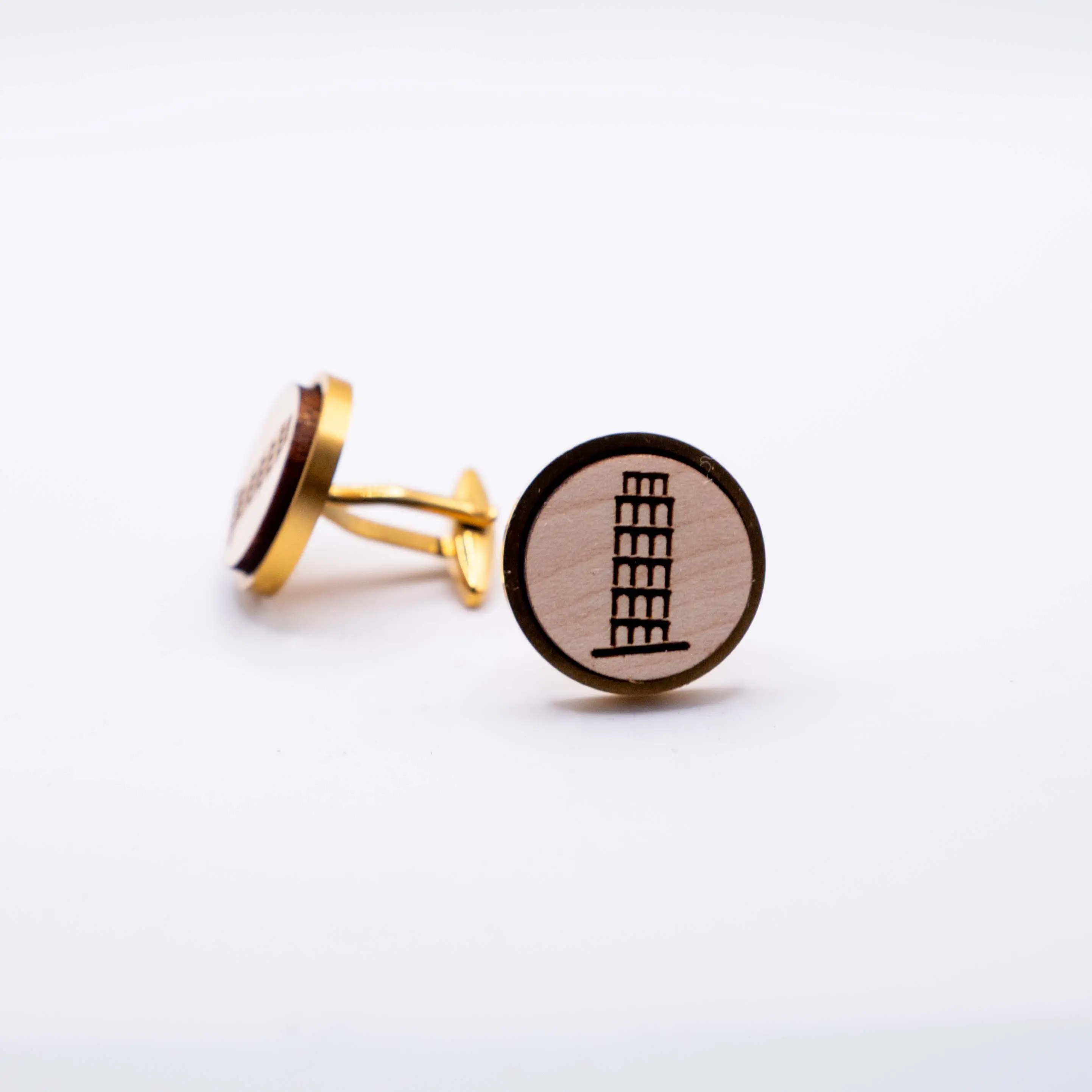 Italy Leaning Tower of Pisa Cufflinks