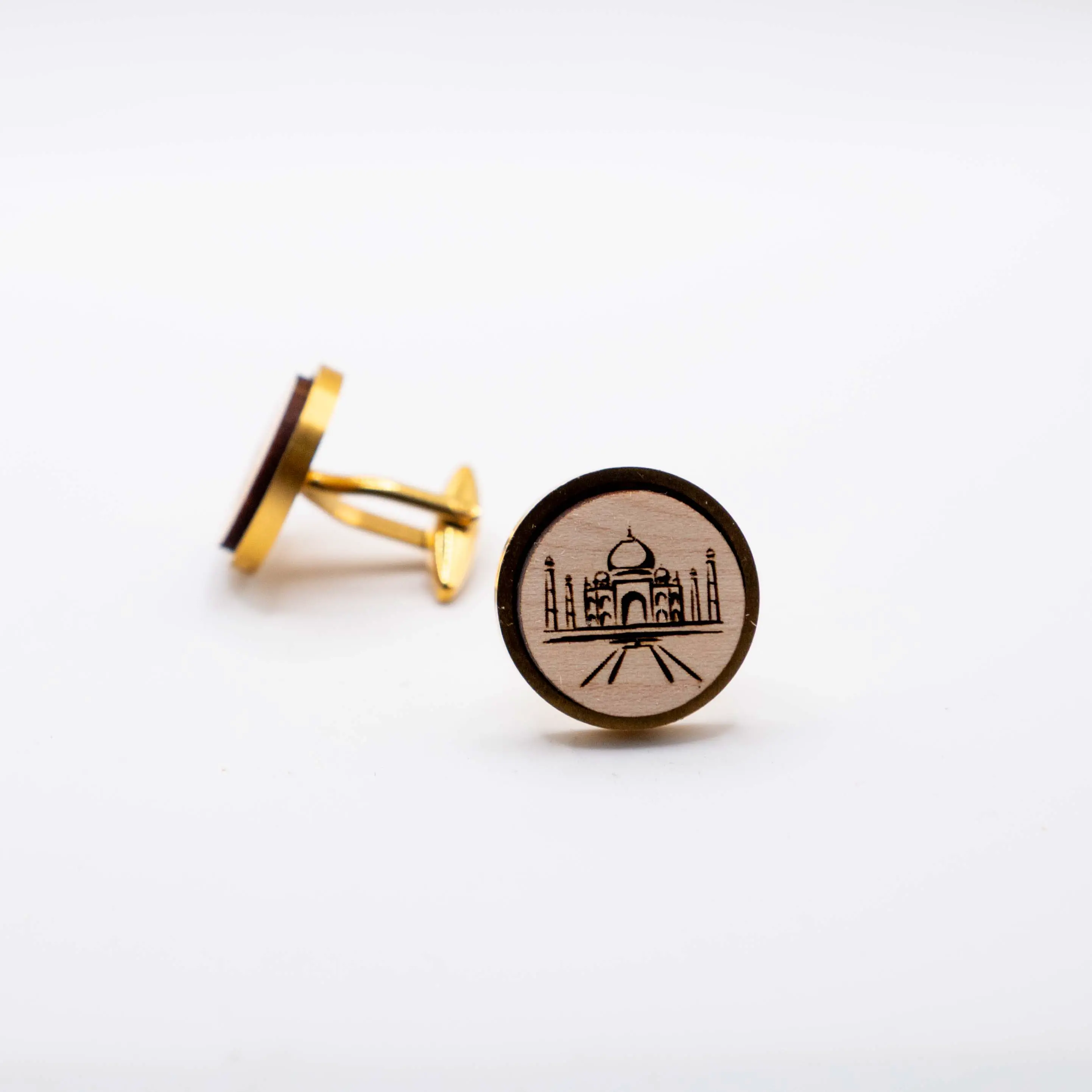 India Taj Mahal Cufflinks