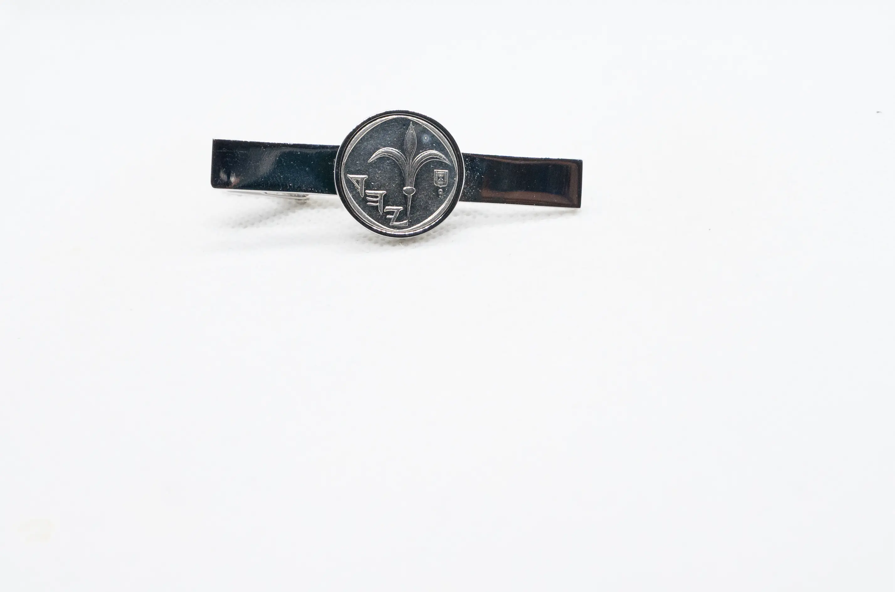 Israel 1 New Sheqel Tie Clips