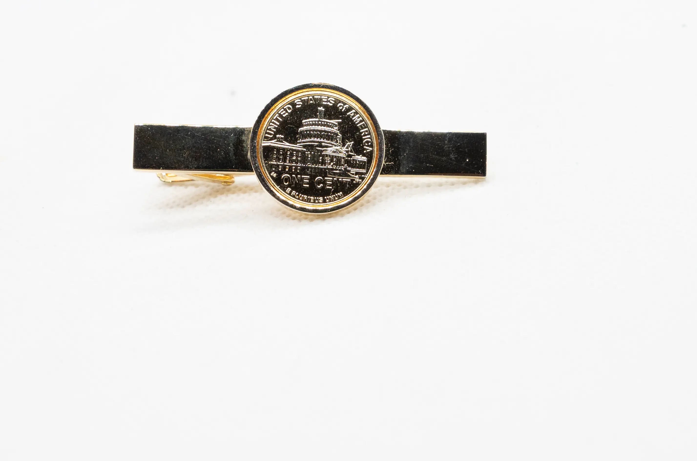United States 1 Penny Lincoln Cent Capital Dome Tie Clips