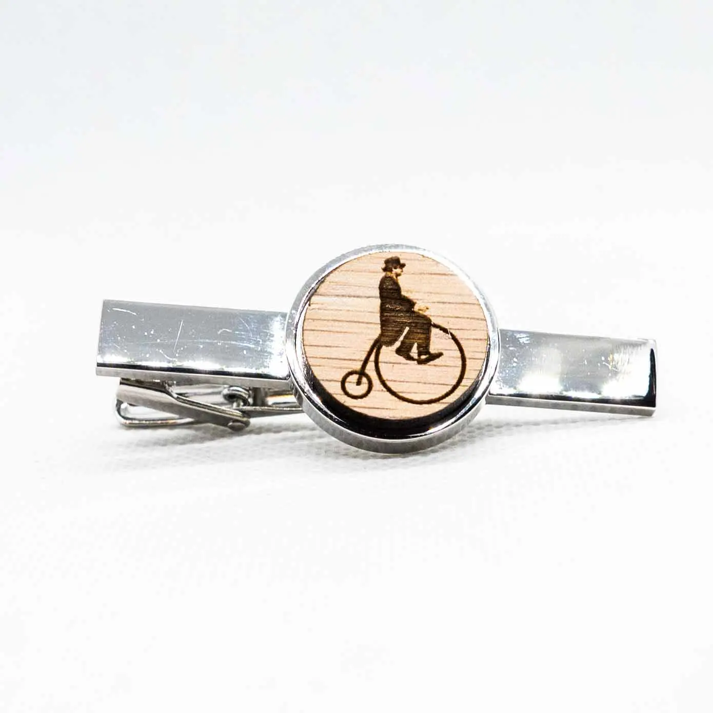Penny-farthing Tie Clips