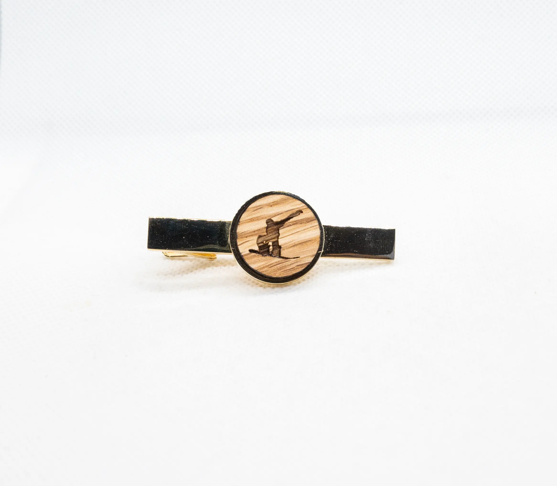 Snowboarding Tie Clips