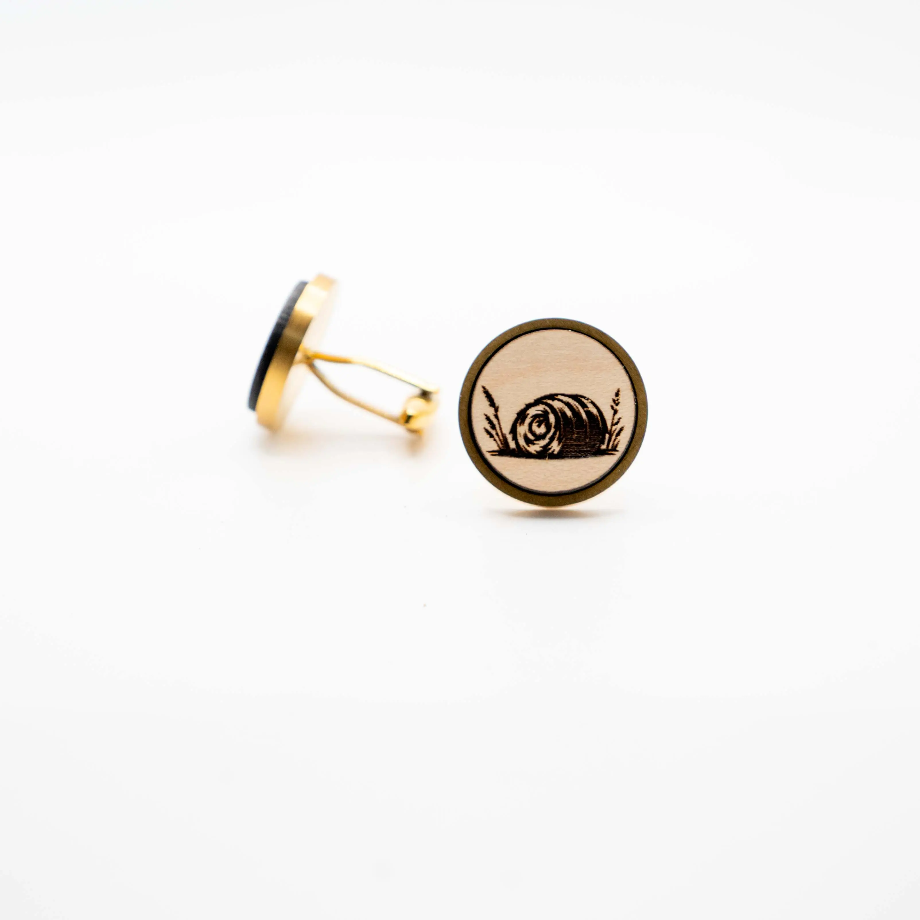 Hay Bale Cufflinks