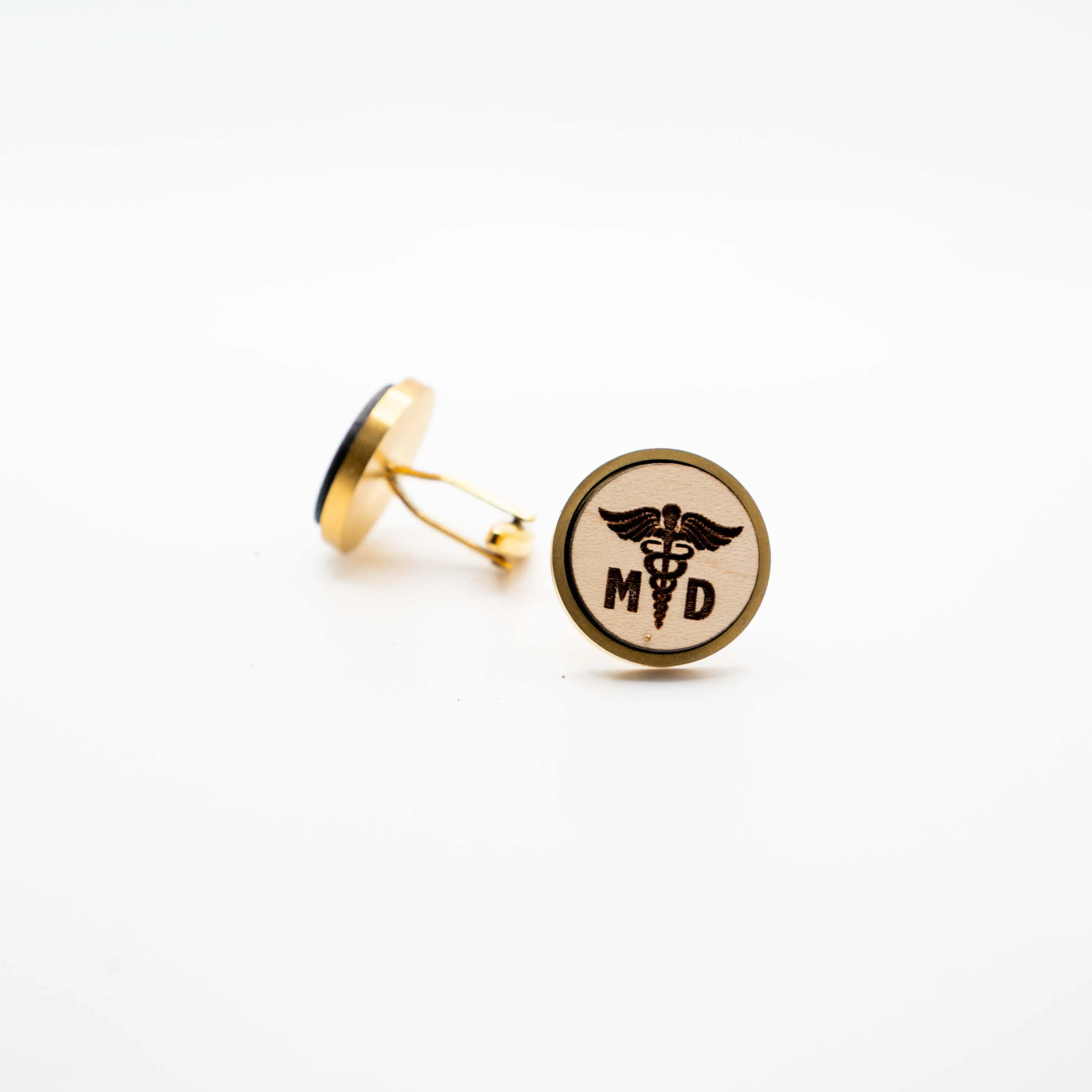 MD Doctor of Medicine Cufflinks