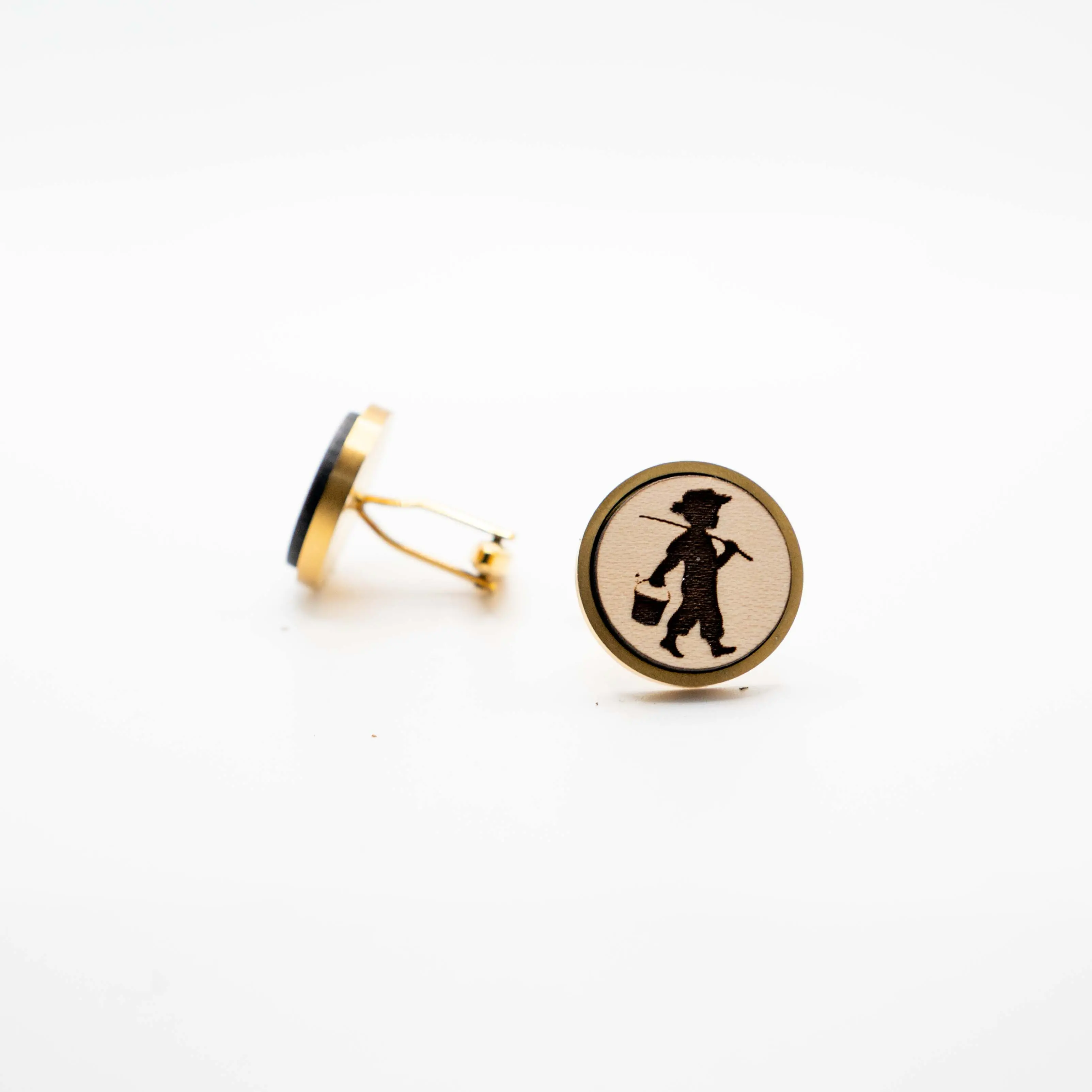Boy Going Fishing Cufflinks