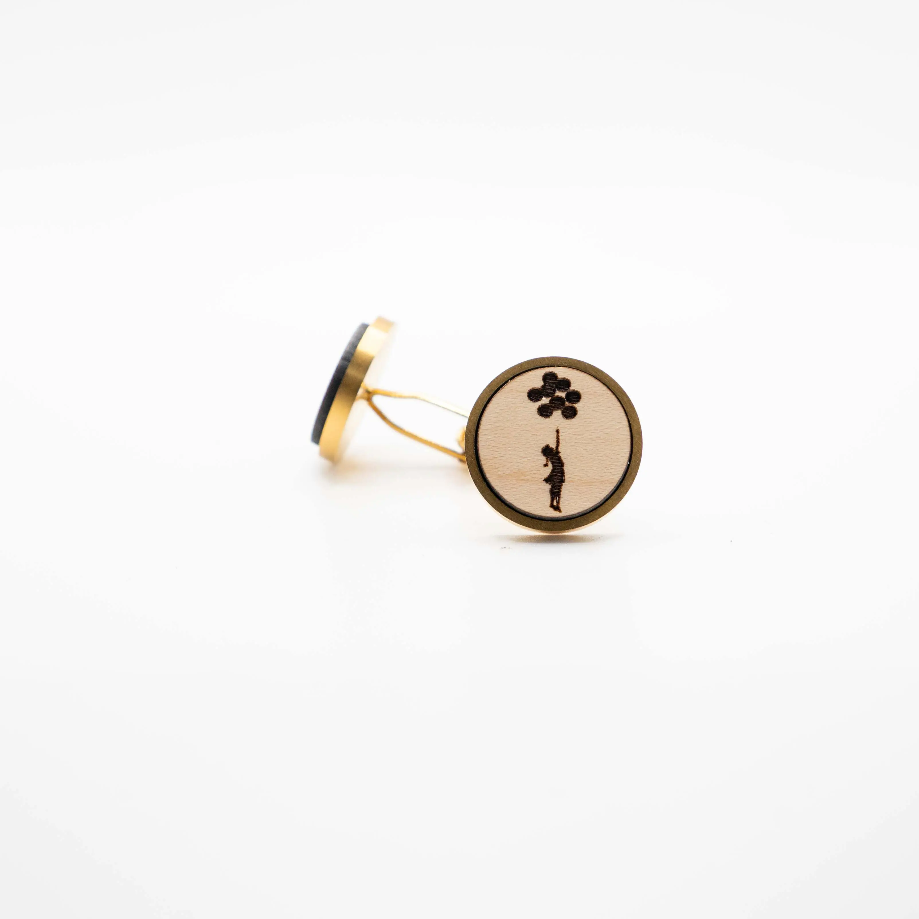 Banksy's Flying Balloon Girl Cufflinks