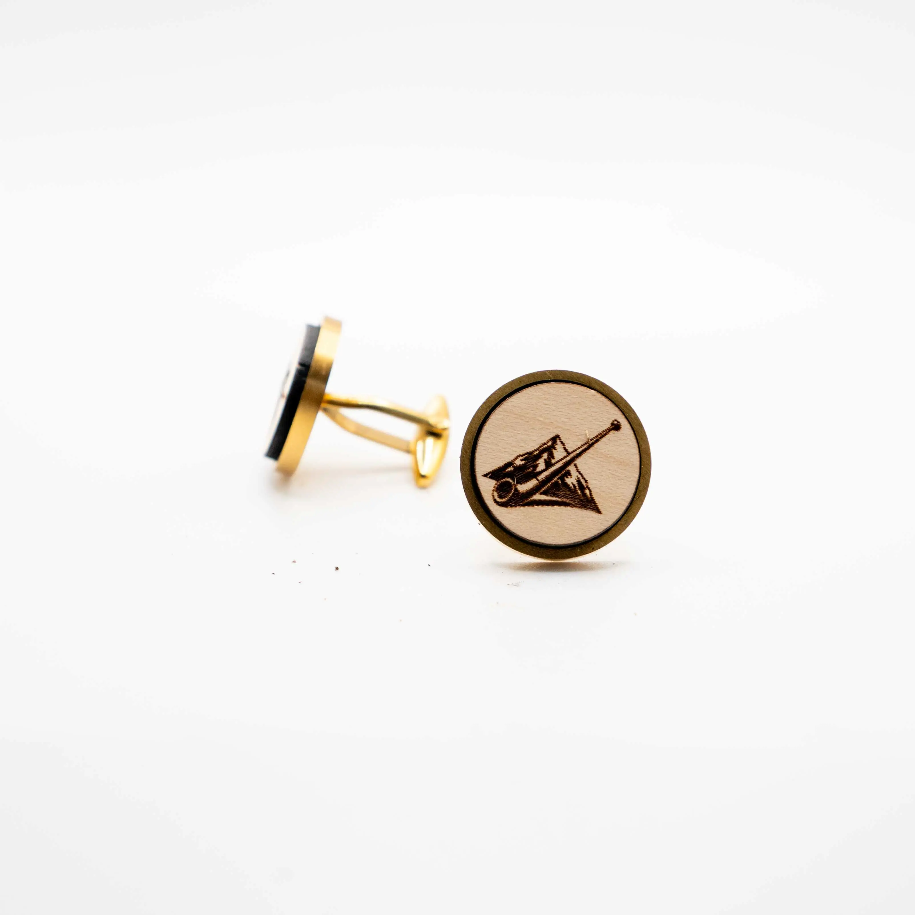 Swiss Alphorn Cufflinks